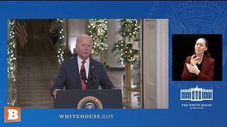 LIVE: President Biden Delivering "Christmas Address" to Nation...