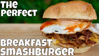 Breakfast Burger Recipe on the Flattop Griddle