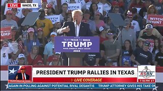 LIVE: Donald Trump Holding Rally in Waco, TX...