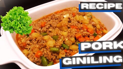 How to Cook "Pork Giniling" Easy as 1 2 3 | Homey Food Ph