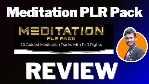 Meditation PLR Pack Review 🔥50 Guided Meditation Tracks with PLR Rights!