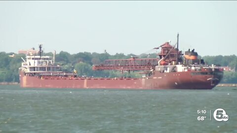 Port of Cleveland welcomes first freighter to open the shipping season