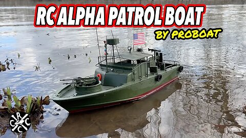RC Alpha Patrol Boat Keeping Our River Safe