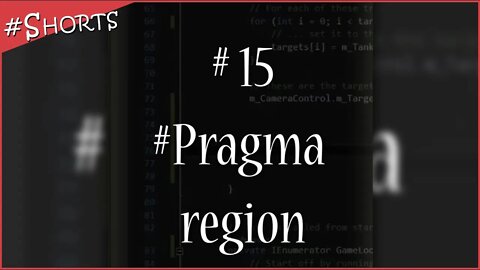 Pragma Region | #shorts TOP 15 de 18 dicas para Unity 🔥