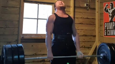 157.5 Kgs x 8 DEADLIFT NEW REP PR!