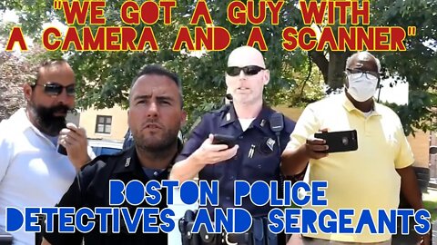 Dismissing Sergeants And Detectives. Walk Of Shame. "I Don't Answer Questions". Boston Police. Mass.