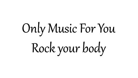 Rock your Body