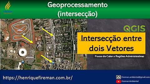 Intersecção Vetorial - QGIS