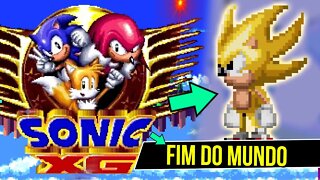 Mundo Destruído Jogo do Sonic - Sonic XG #shorts