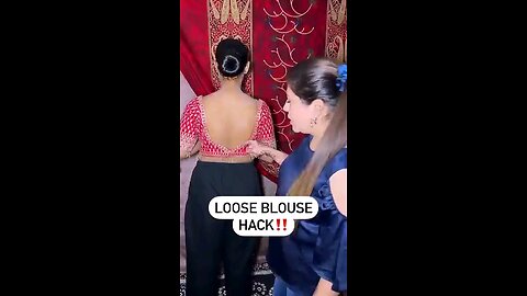 👍loose blouse hack