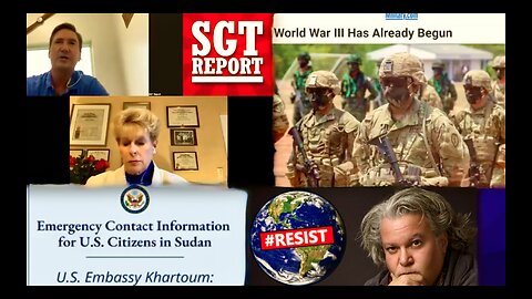 SGT Report Airline Safety Sudan Expose American Refugee Crisis Gen Flynn Kash Patel William DeBilzan