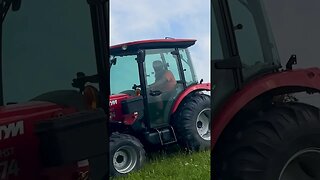 Tractors & A Cherry Log That Set My Sawmill A Blaze #woodworking #woodmizer #tractor