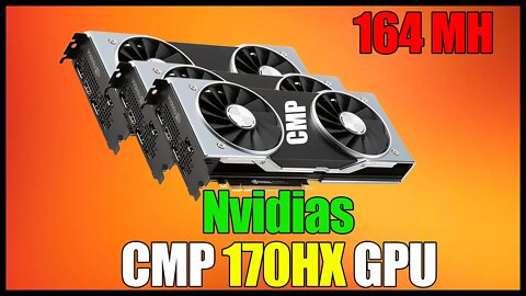 NVIDIA CMP 170HX GPU | 164 MH!!!