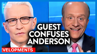 Watch Anderson Cooper's Face When He Can't Tell If His Guest Is Joking | DM CLIPS | Rubin Report