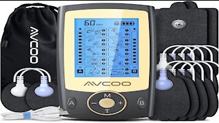 Avcoo Dual Channel TENS EMS Unit Muscle Stimulator Review