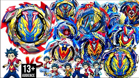 Beyblade CHAMPION VALKYRIE vs ALL VALKYRIE EVOLUTIONS GEN Beyblade Burst BU Ultimate Battle Drago GalaxyベイブレードバーストDB