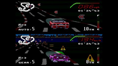 Top Gear MSU-1 - (Rock And Roll Remix) - Super Nintendo - Live com MiSTer FPGA