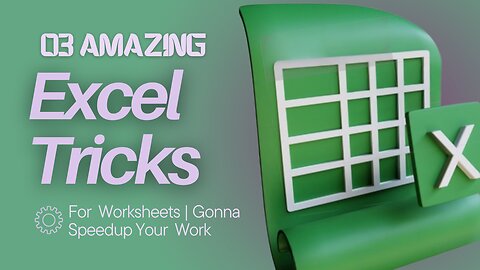 Amazing Excel Hidden Tricks For Your Worksheets | Gonna Speedup Your Work | I Bet You Didn’t Know