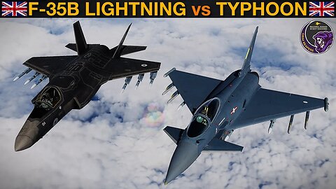 F-35B Lightning II vs Eurofighter Typhoon: BVR Battle & Dogfight | DCS