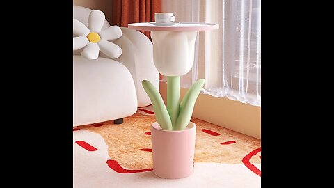 Nordic Style Sofa Side Small Coffee Table 30cm Tulip Shape