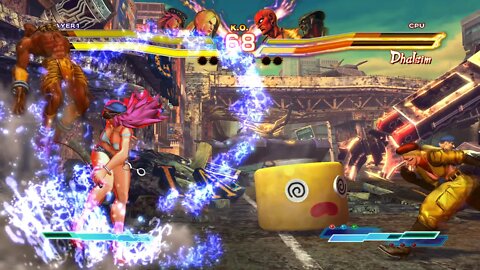 Street Fighter X Tekken: Poison & Nina vs Yoshimitsu & Dhalsim - 2K 1440p