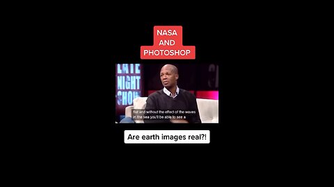 Photo images from space of earth are in fact fake