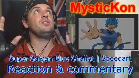 GF17: Reaction & commentary MysticKon speedart Super Saiyan Blue Shallot