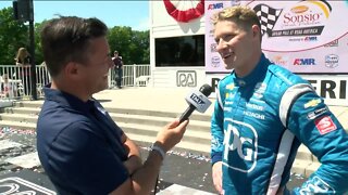 Newgarden wins at Road America, earns $1 million prize