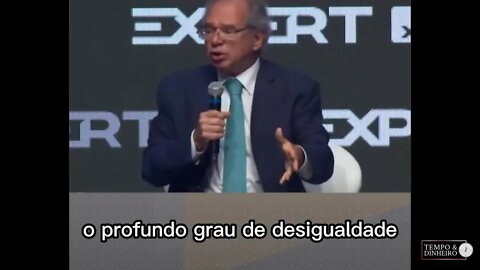 Brasil está "condenado a crescer" reafirma Paulo Guedes em evento em SP