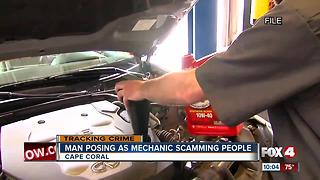 Fake mechanic scamming people in parking lots