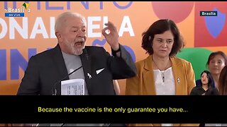 President Of Brazil Lula Da Silva: "The Vaccine Is A Guarantee Of Life"