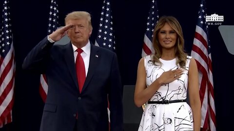 President Trump and The First Lady participate in the 2020 Mount Rushmore Fireworks Celebrations