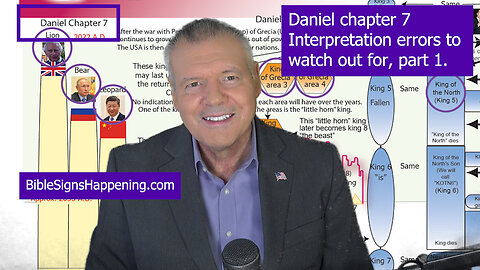 Bible Signs Happening - Daniel chapter 7 interpretation errors to watch out for - Part 1