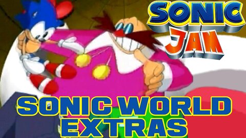 Sonic Jam - Sonic World extras - Sega Saturn Gameplay 😎Benjamillion