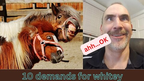 10 demands for whitey!