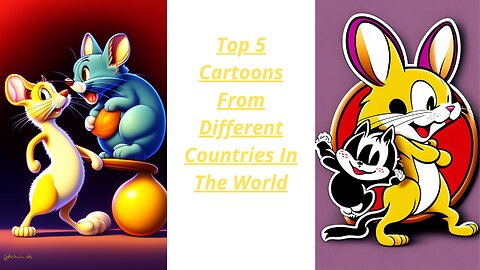 Top 5 Cartoons From Different Countries In The World #shorts