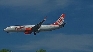 Boeing 737-800 PR-GTL vindo de Brasília para Manaus