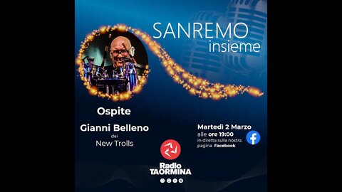 #SanremoInsieme Primo appuntamento martedi 2 marzo alle ore 19:00 in diretta