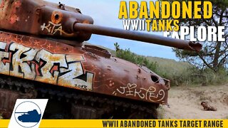 WW2 Abandoned Tanks Huge Target Range Explore Normandy.