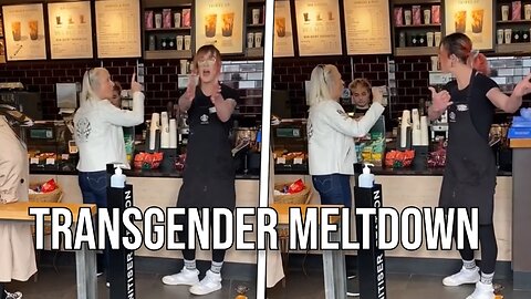Transgender Psychopath! has a meltdown and attacks a customer over "Misgendering"