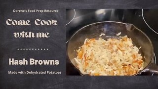 Hash Browns: Using Dehydrated Frozen Shredded Potatoes