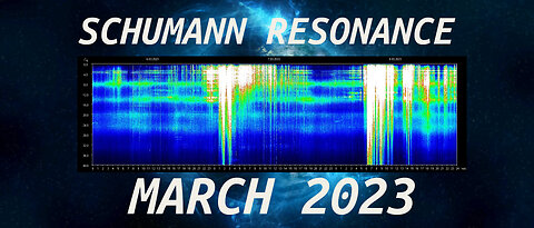 Schumann resonance in March 2023