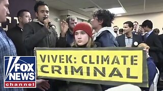 VIRAL VIDEO: Vivek Ramaswamy Handles Climate Protesters Like You Wouldn’t Believe it Til You See it! Then Look How DeSantis Handled These Kids. And Take Note, President Trump: STOP with the Insecure Truth Social Posts!