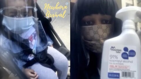 Remy Ma Is Being Safe, Safe With Daughter Reminisce! 😷