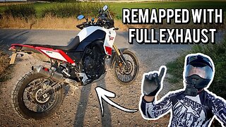 ECU Remapped Yamaha Tenere 700 with Full Exhaust System