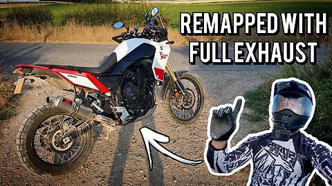 ECU Remapped Yamaha Tenere 700 with Full Exhaust System