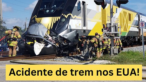 Mais um acidente de trem nos EUA. Até quando?