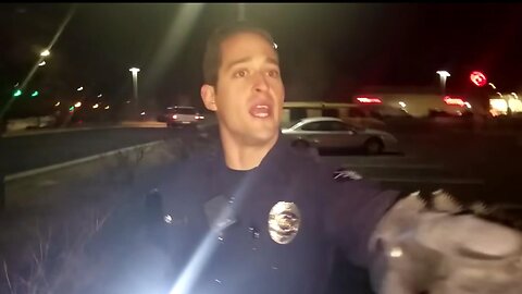 Flashlight Freakout! Police officer in Colorado refuses to leave family alone, calls for backup