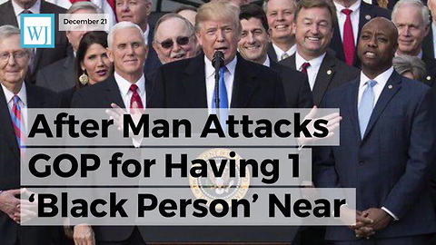 After Man Attacks Gop For Having 1 'Black Person' Near Trump, The 'Black Person' Fires Back