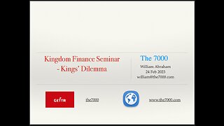 Kingdom Finance Friday Session - The Kings' Dilemma - 24 Feb 2023